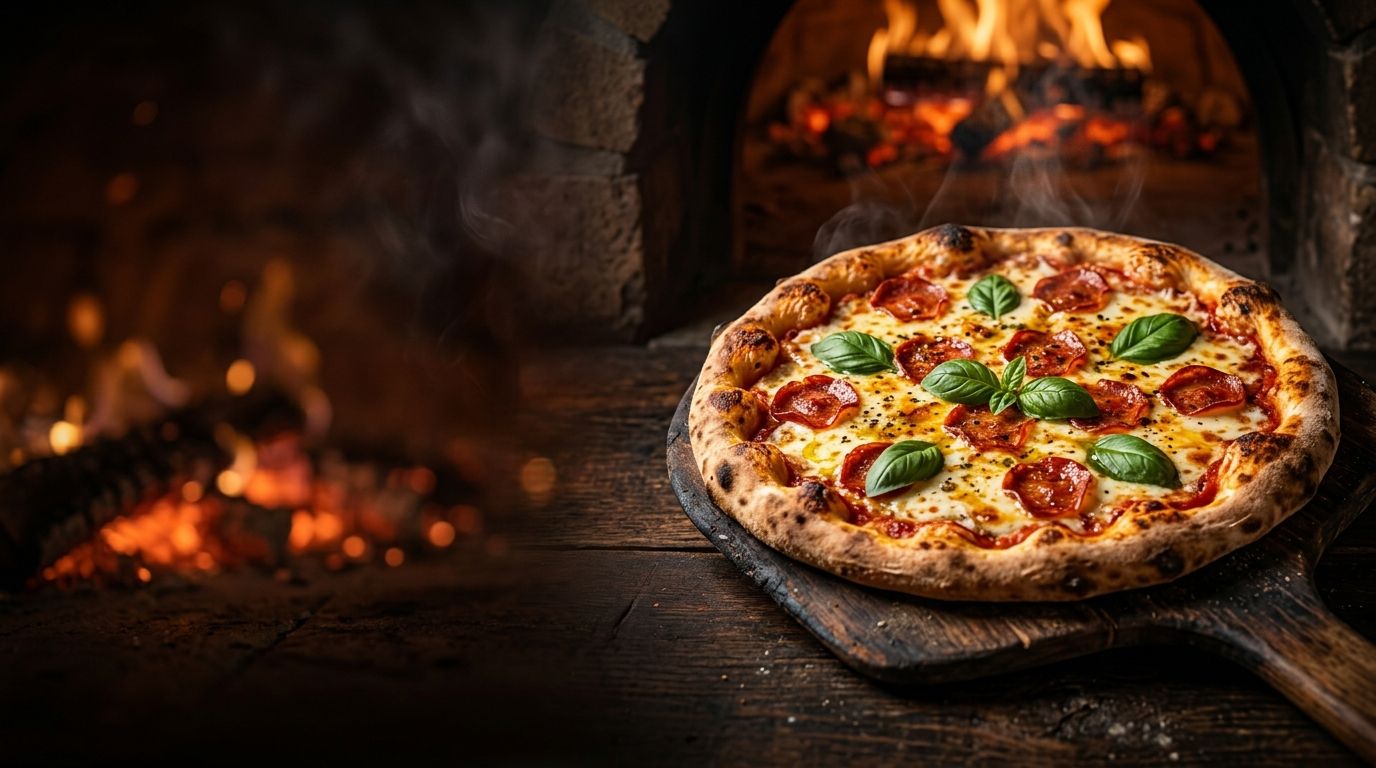 4K Artisan Pizza Hearth Oven Banner