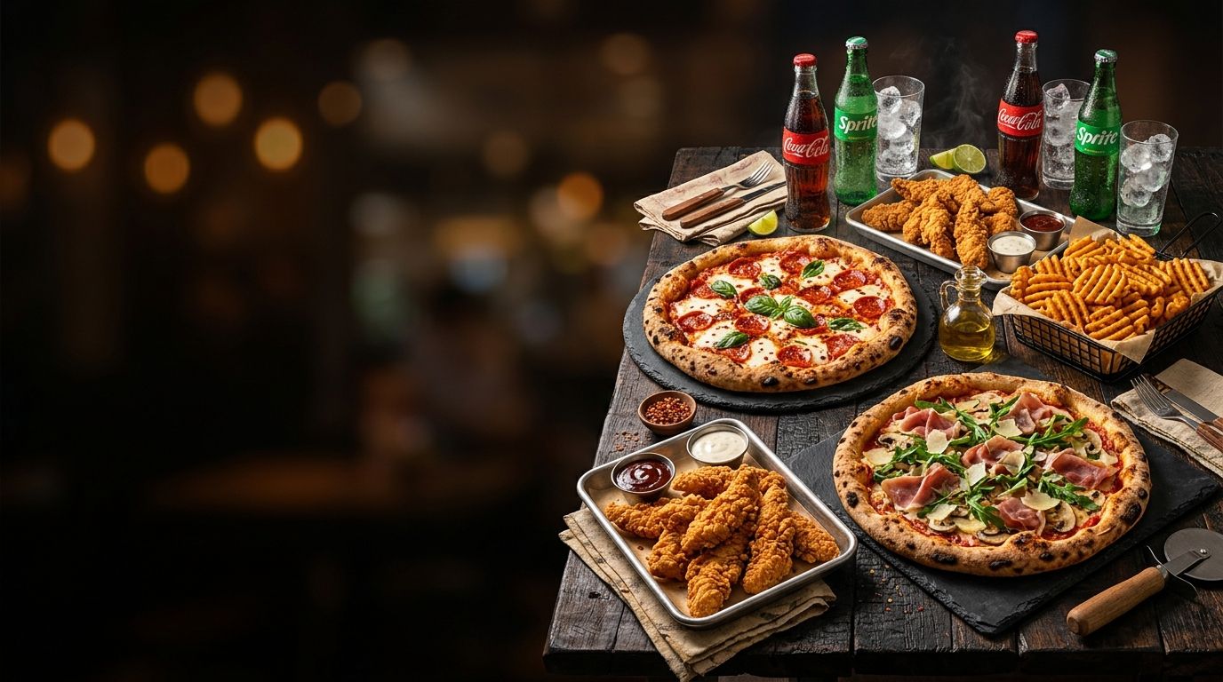 4K Family Pizza Feast Banner