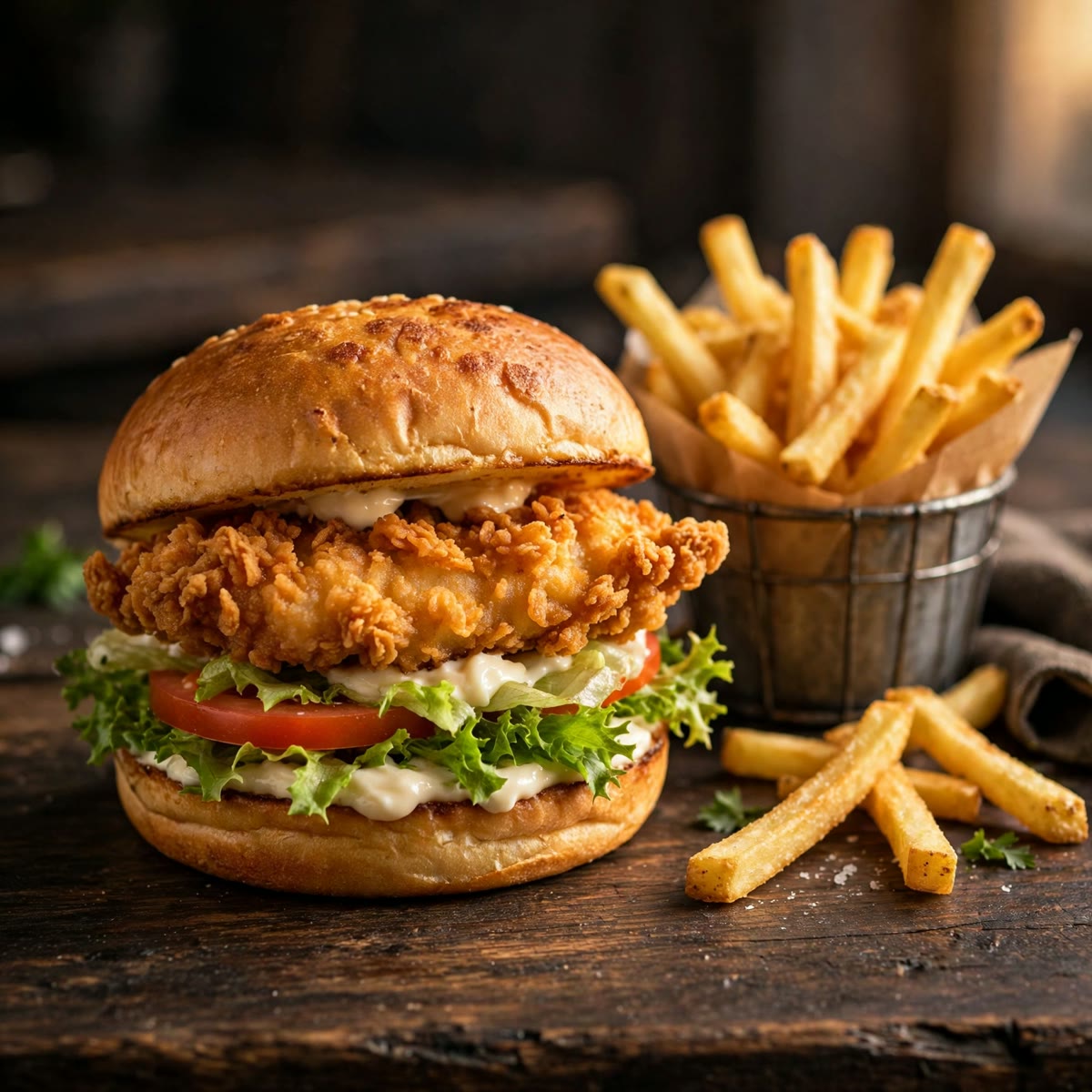 Chicken Petti Burger